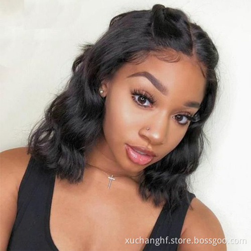 Short Loose Body Wave Wavy Lace Front Human Hair Wigs for Black Women Full Hd Frontal Wig Human Hair Ocean Wave Bob Wigs
